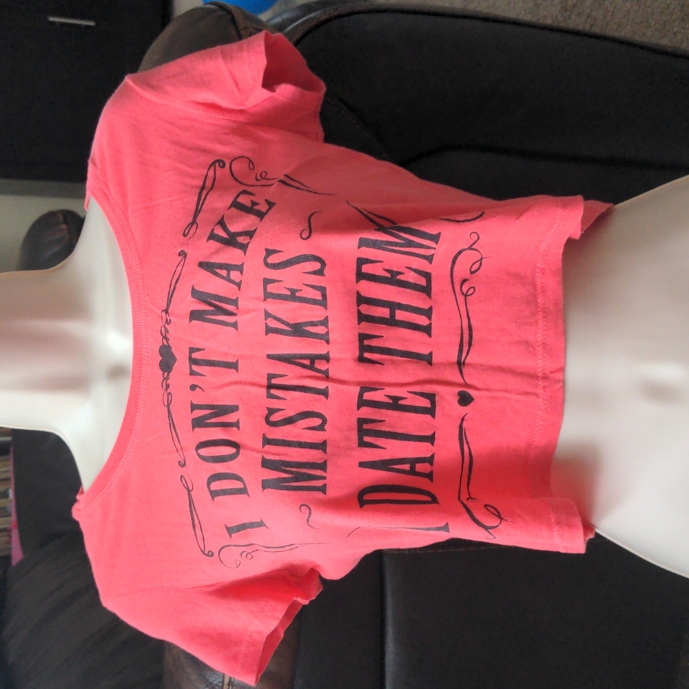 Peach crop top